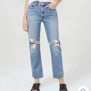 AGOLDE Mia Distressed Women's Jeans